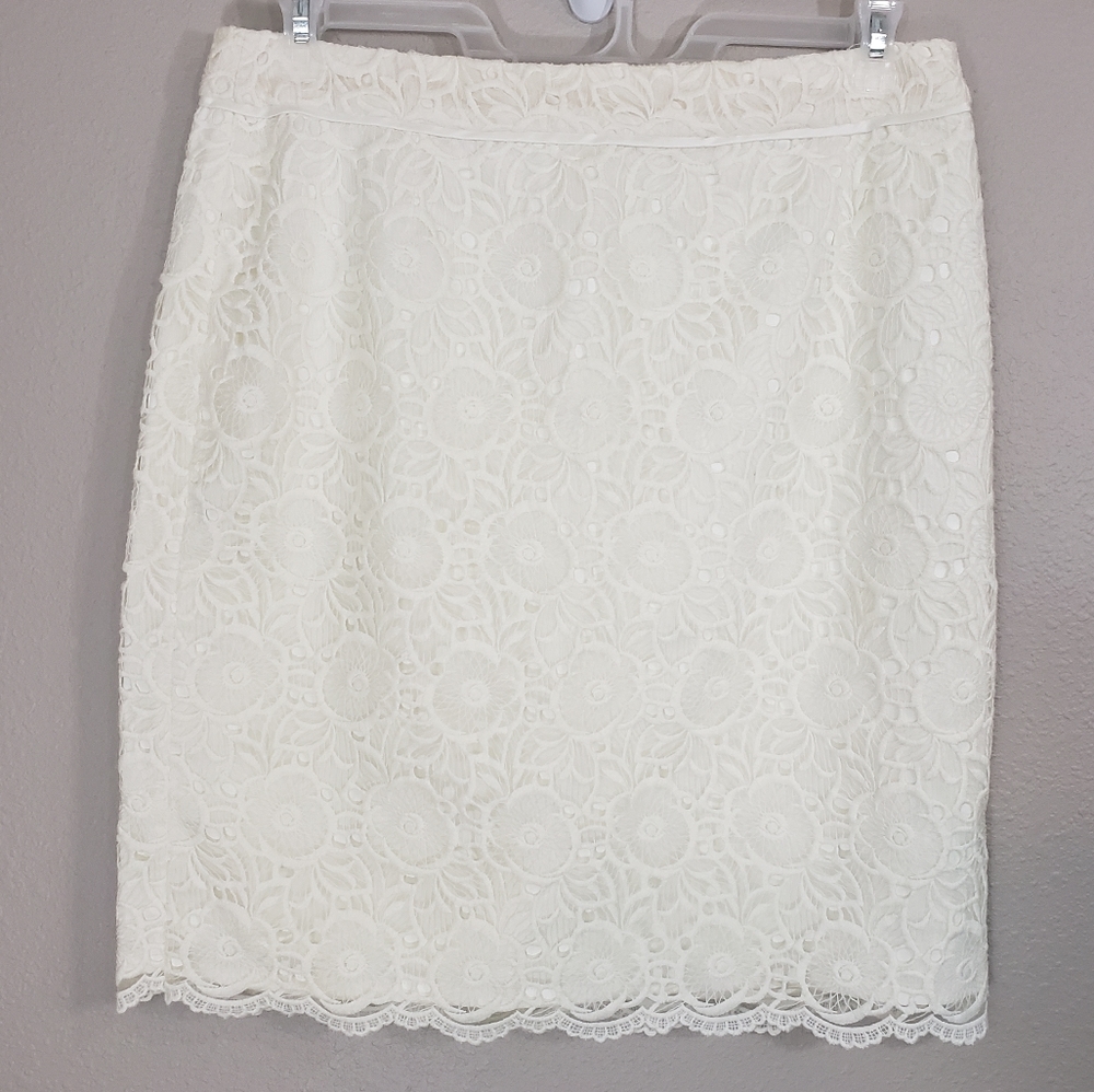 Antonio Melani NWT Lace Overlay Pencil Skirt Sz 12